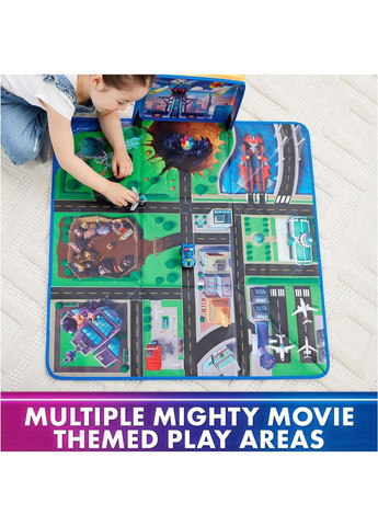 Щенячий патруль Мегакіно Ігровий килимок та машинки Гонщик, Вікторія Венс PAW Patrol The Mighty Movie Play Mat Spin Master (365251733)