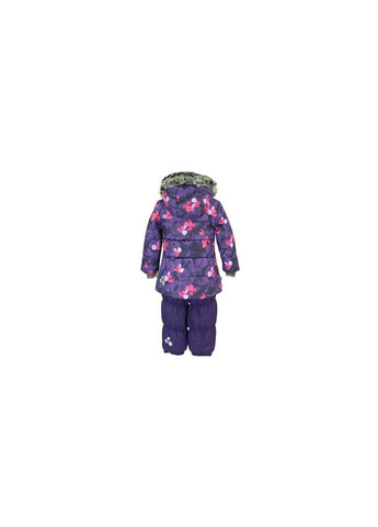 Фіолетовий зимній комплект верхнього одягу novalla 45020030 ліловий з принтом/темно-ліловий 86 (4741468729473) Huppa