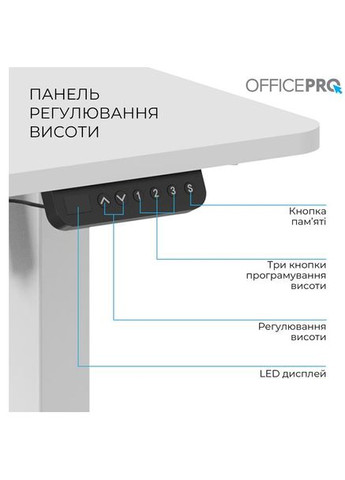 Компьютерный стол ODE1670DW Dark Wood/Black OfficePro (351364535)