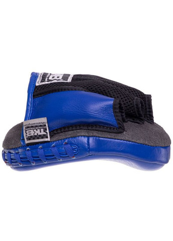 Лапа шкіряна зігнута (2шт) KING Light Weight Pro (р-р 18x15x4см, синій) (TKFML_Синій) Top King Boxing (361437099)