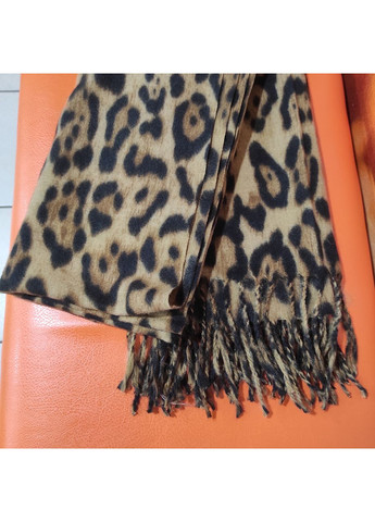 Палантин жіночий широкий теплий лепардовий принт No Brand (369407984)