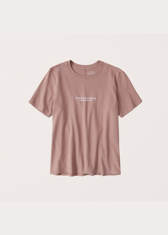 Темно-рожева літня футболка af8596w Abercrombie & Fitch