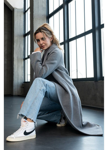 Сіре зимнє Пальто зимове B55 CHICLY