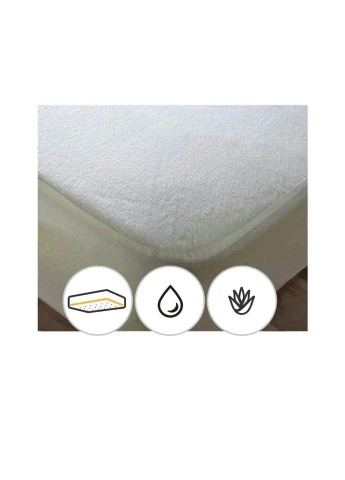 Наматрацник Terry Waterproof Aloe Vera 219 водонепроникний гумка по периметру 70x130 см (2200000327079) Mirson (314961191)
