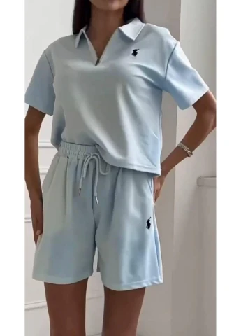 Женский костюм футболка с шортами No Brand (399256218)