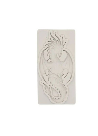 Молд силиконовый Дракон 90 на 45 мм серый Jannet молди (354330891)