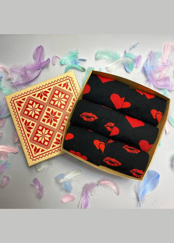 Комбіновані бокс чоловічих шкарпеток 40-45 на 6 пар у подарунковій коробці Vakko (306940910)