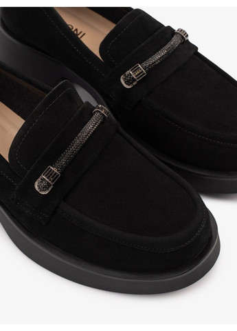Renzoni Жіночі лофери 1100665 чорний з натуральна замша, — демісезон (302893938)