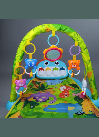 Коврик с пианино, съемная панель, подсветка, мелодии, 5 подвесок, в коробке HB 0027 Limo Toy (368830868)