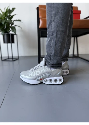Сірі літні кросівки nike air max dn x supreme grey найк аір макс дн сірі No Brand