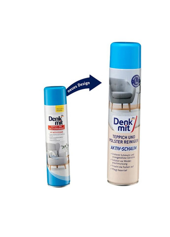 Засіб для чищення килимів і оббивки з активною піною, 600 мл Denkmit (350893301)