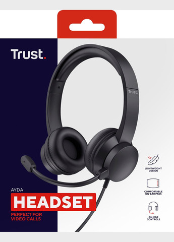 Гарнитура Ayda, 3.5мм, черный Trust (314776059)