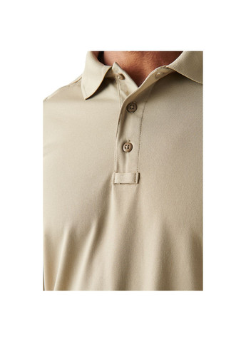 Футболка поло тактическая с коротким рукавом Performance Polo - Short Sleeve, Synthetic Knit Silver Tan 5.11 Tactical (315823480)