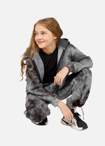 Толстовка для девочки цвет темно-серый ЦБ-00261980 Viollen (305613352)