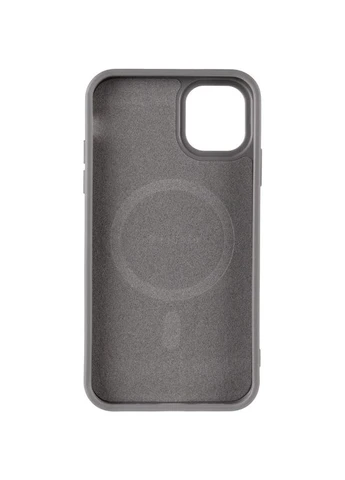 TPU чехол Carbon Protective Magsafe для Apple iPhone 13/14 6.1" серый No Brand (402071434)