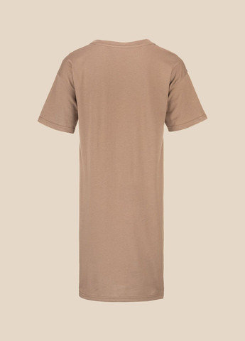Коричневое повседневный платье однотонное женское wbc02304 shop (2000999196935) LAWA однотонное