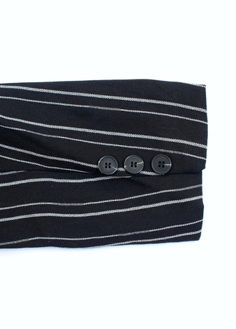 Черный женский женский пиджак в полоску Loavies -