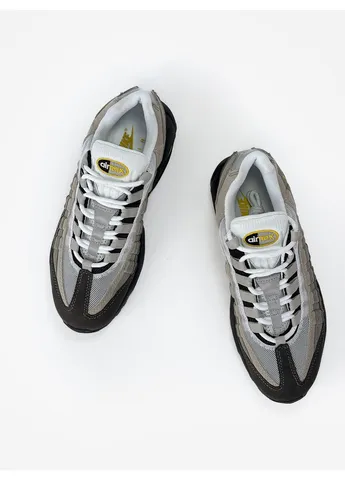 Серые всесезонные мужские кроссовки nike air max 95 og(no name) Vital-Textile NK723-N