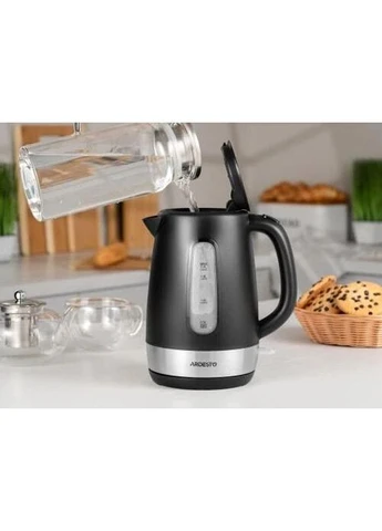 Электрочайник EKL-F19B, 2200W, 1.7 л, дисковый, пластиковый корпус, индикатор уровня воды, подсветка, автоматическое Ardesto (395336598)
