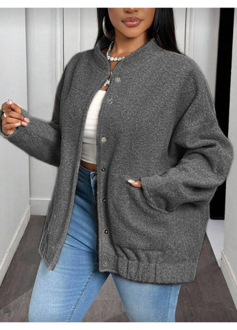 Бомбер женский букле Style Point на пуговицах (364672823)