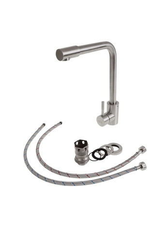 Кухонний змішувач із нержавіючої сталі на 1 воду WS-33 Nett (336933104)