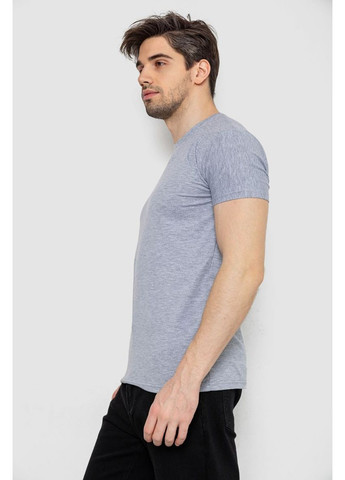 Серая футболка мужская однотонная базовая, 244r2405 Ager