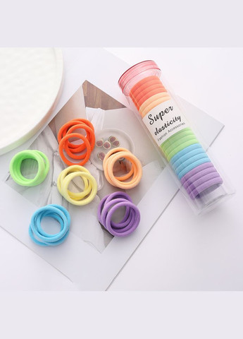 Набір резинок для волосся 24 шт Різнокольоровий (AN0103210) ANbeauty (360768455)