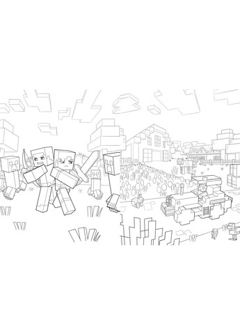 Minecraft Офіційна розмальовка пригод Артбукс (342745357)