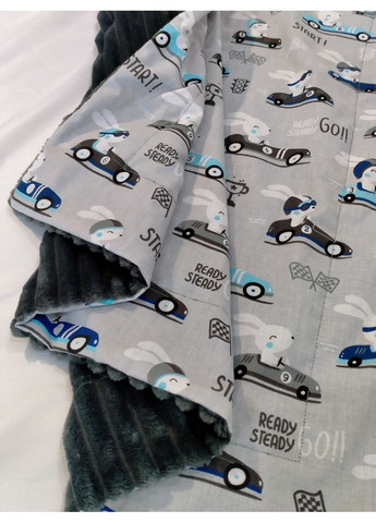 Плюшевий плед дитячий, плюш шарпій з польською бавовною, розмір 78*100 No Brand (370370115)