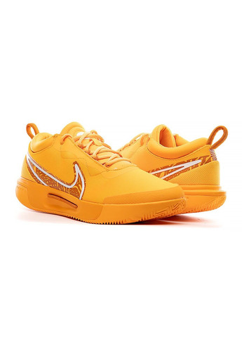 Оранжевые всесезонные кроссовки zoom court pro cly Nike