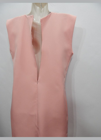 Пудровое коктейльное летнее женское летнее платье р. 4446 002жс No Brand