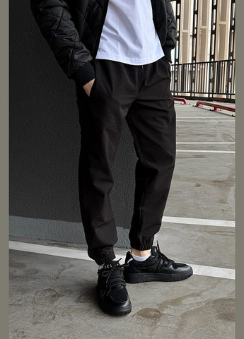 Черные кэжуал демисезонные брюки Reload