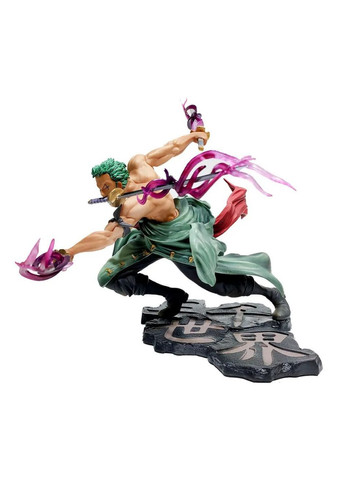 Фігурка Ророноа Зоро One Piece 10 см, колекційна аніме статуетка з підставкою, пластиковий персонаж Великий куш для фанатів No Brand (362682303)