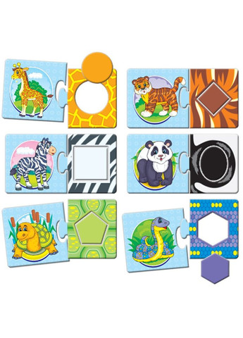 Дитяча настільна гра-квест "Фігури, кольори" 84429, 8 варіантів ігор ЕНЕРГІЯ ПЛЮС (334154414)