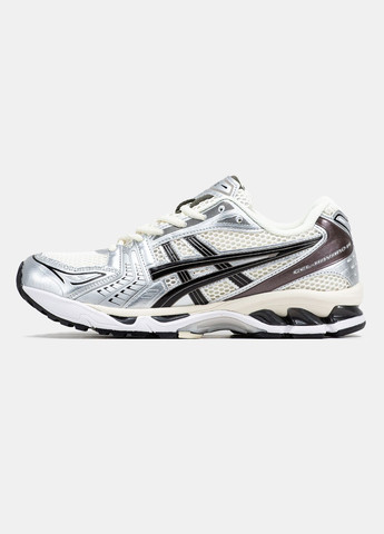 Сірі всесезон кросівки чоловічі і жіночі asics gel-kayano 14 grey black | асікс гель-каяно 14 сірі чорні No Brand