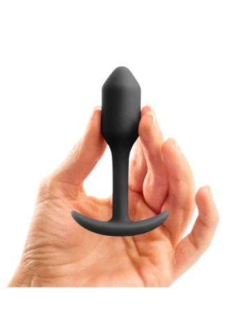 Анальна пробка Snug Plug 1, 8,6 см (чорний) B-Vibe (374627655)