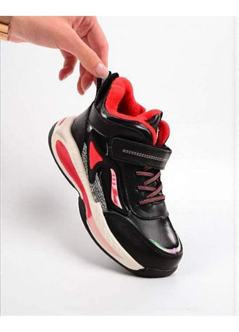 Черевики дитячі на флісі чорні (B705-1) M.L.V (362050209)