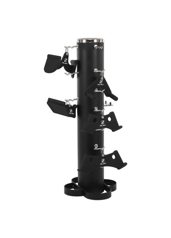 Стійка вертикальна для рукояток і ручок для тренажерів TA-9993 розмір 50x50x120см чорний Zelart (322415791)