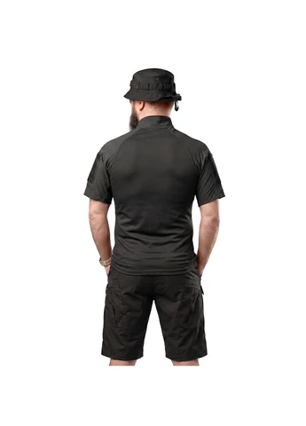 Тактический летний костюм с убаксом Raider Core короткий рукав и шортами Rip-Stop PolyCotton SPECPROM. Черный( ) (00000007667) Combatant (397307228)