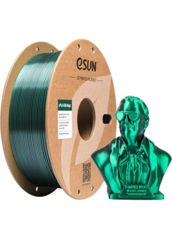 Пластик для 3D-принтера ePLA-Silk Magic 1кг, 1.75мм, Black Green (EPLA-SILKMAGIC-P175BG1) eSUN (401418270)
