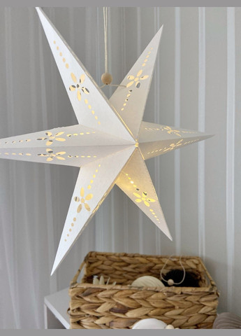Зірка з підсвіткою 40 см. Новорічний декор Berezenchuk Handmade (311669526)