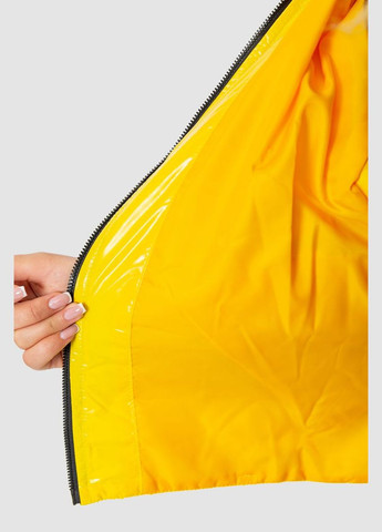 Жовта демісезонна куртка жіноча демісезонна, колір пудровий, Ager