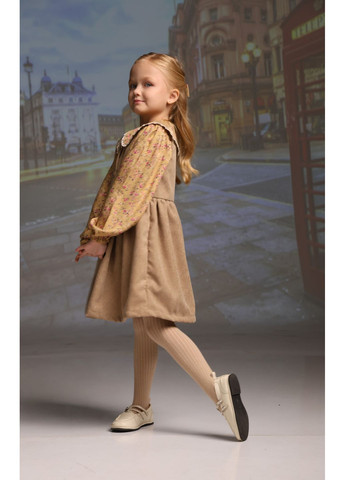 детский сарафан для девочки бежевый фрея Darochka