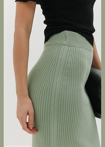 Довга в'язана спідниця з розрізом спереду Arjen (294907110)