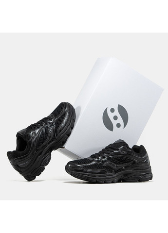 Черные демисезонные кроссовки мужские saucony progrid omni 9 black | саукони прогрид омни 9 черные No Brand