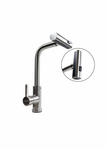 Кухонний комплект: Мийка Handmade (58x43 см) монтаж під стільницю + Змішувач XK08A Valeso (346267255)