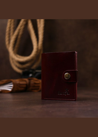 Гаманець жіночий Шкіряний з монетницею 16484 Бордовий Shvigel (306881928)