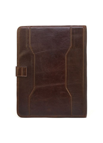 Шкіряна папка портфоліо відкритого типу з хлястиком формату А5 А4 GC-2141-4lx TARWA (300171316)