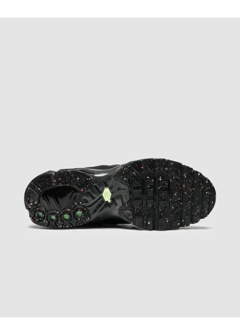 Черные летние кроссовки nike air max tn terrascape plus black/lime найк аир макс тн плюс No Brand