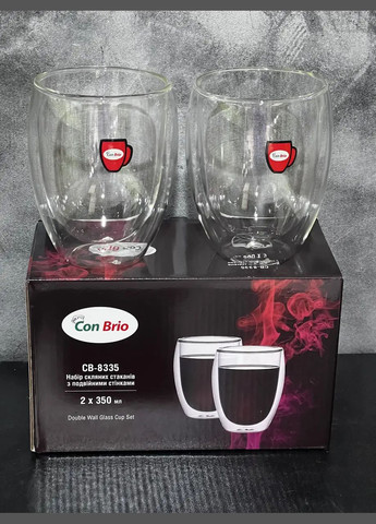 Набір термостаканів з подвійними стінками 2 шт, 350 мл (CB-8335-2) Con Brio (334009248)